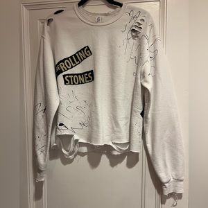JERZEES Medium 1975 - US Tour | The Rolling Stones Crewneck